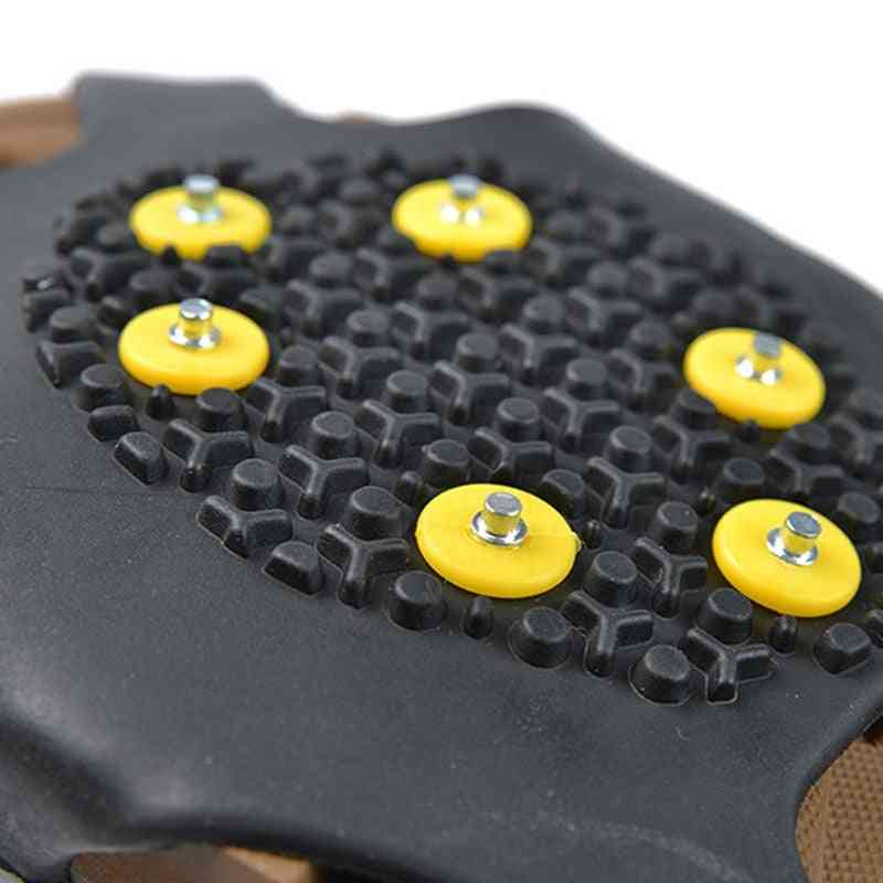 Ice Snow Shoe Spiked Grips, Cleats Crampons, Winter Climbing, Camping, Anti Slip Shoes Cover