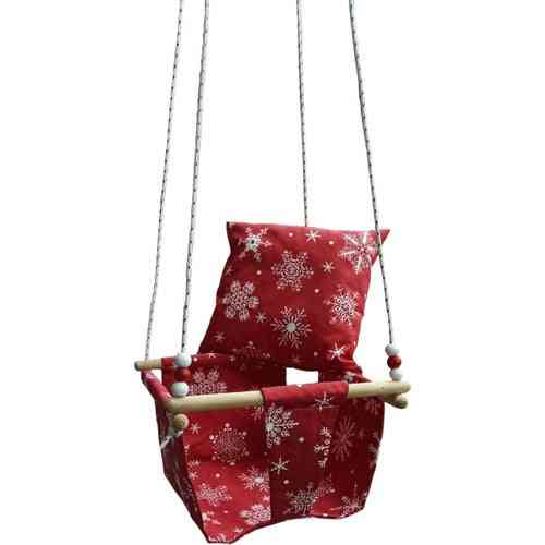 Wood Padded Baby Child Garden Home Ceiling Swing