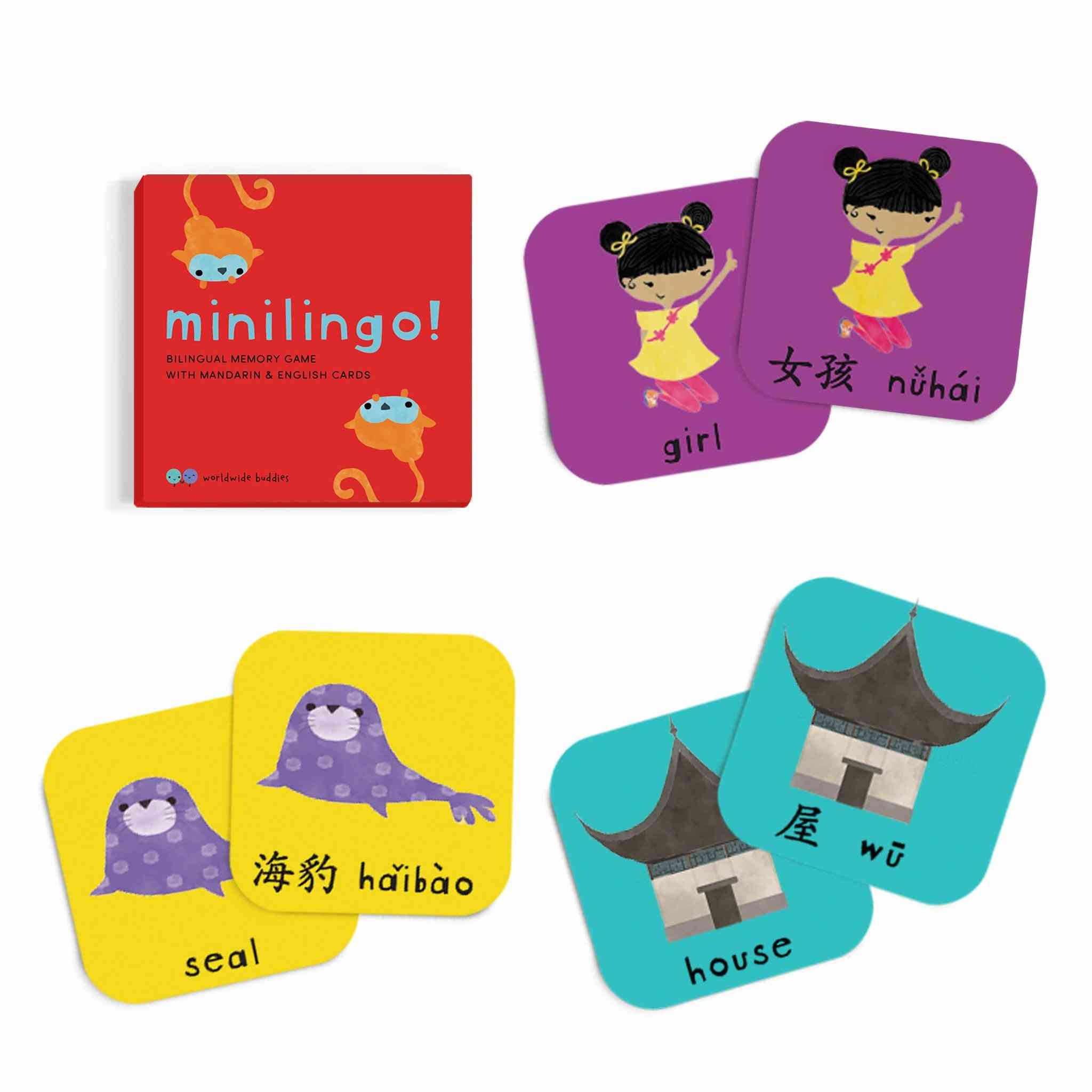 Mandarin/english Bilingual Flash Cards