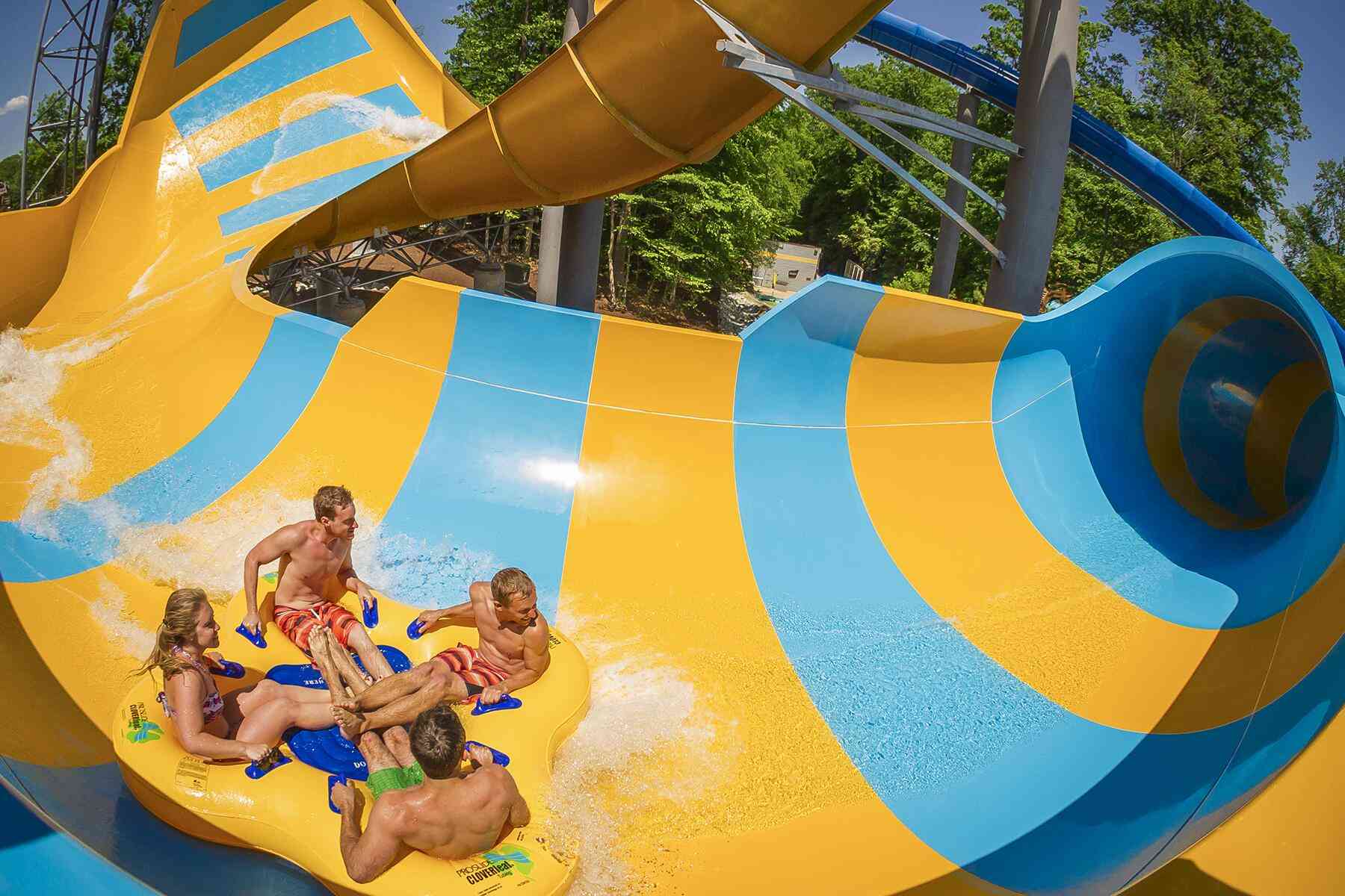 Extra Long Inflatable Water Slide Community Garden City Water Park