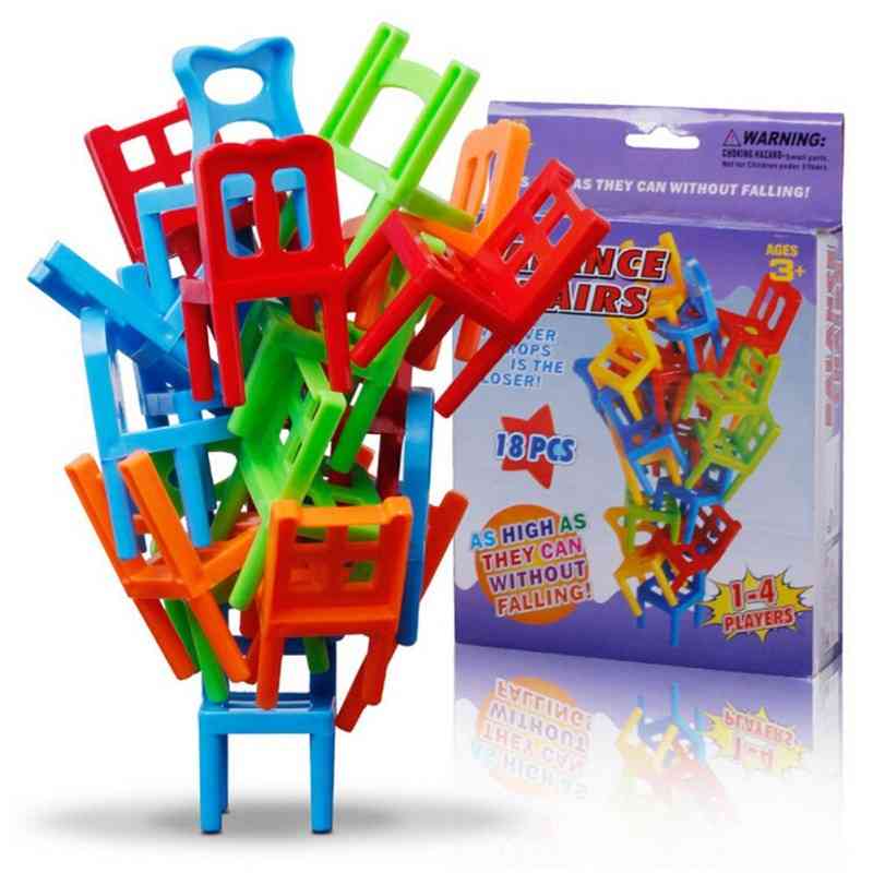 Balance Chairs Adult Kids Stacking Game