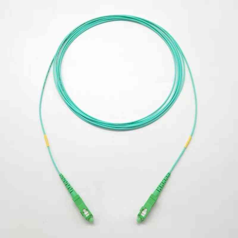 50pcs- Optical Single Mode, Aqua Lszh Jacket Patch, Cord Fiber Cable