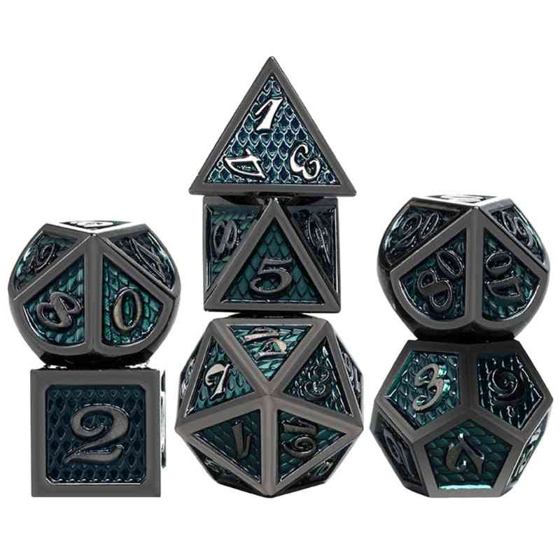 Metal Polyhedral Dice Role Playing Games