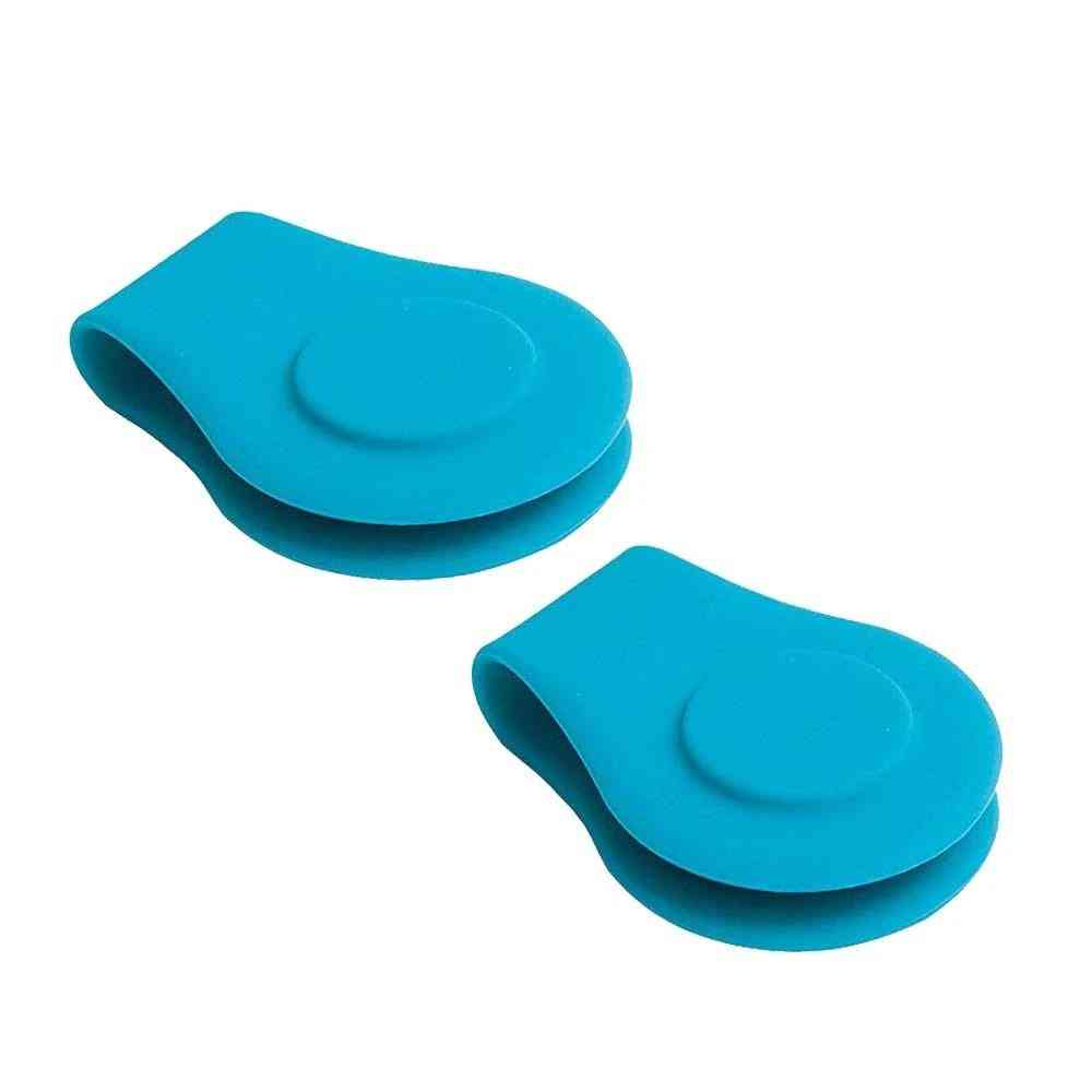 Silicone Magnetic Golf Hat Clip Ball Marker Holder