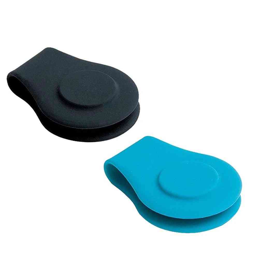 Silicone Magnetic Golf Hat Clip Ball Marker Holder