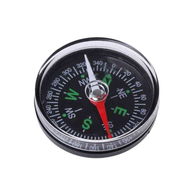 Mini Precise Compass, Practical Guider For Camping Navigation Survival, Button Compass