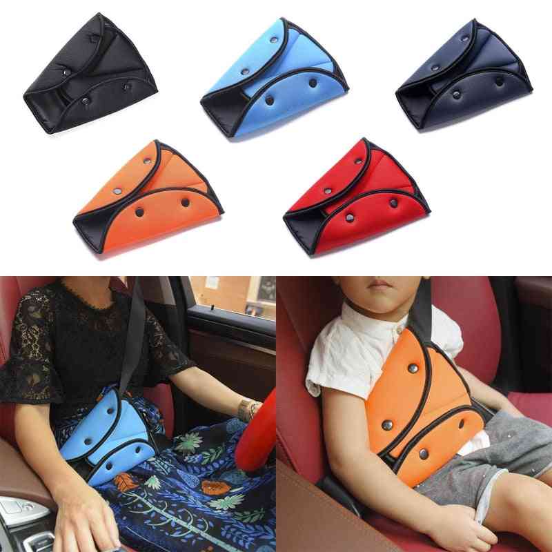2 Pcs Child Car Seat Belt Fixator Triangle Harness Strap Safety Cover
