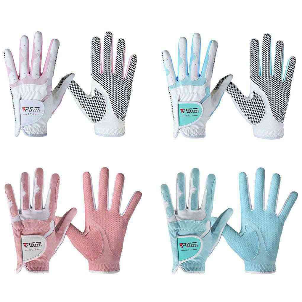 Anti-slip Left And Right Hand- Granules Microfiber, Golf Sports Gloves