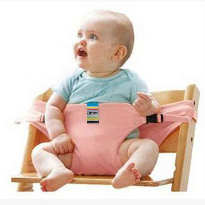 Bärbar baby barnstol säkerhetsbälte säkerhetsrem sele matsal säkerhetsbälte