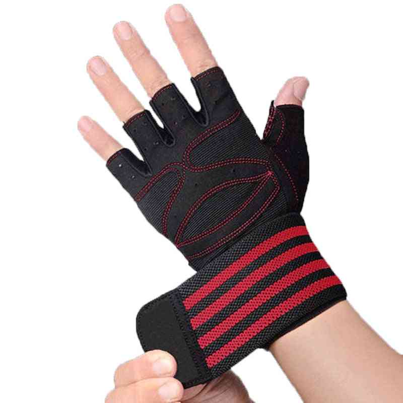 Dumbbells Workout, Wrist Support, Anti-slip Menwomen Gym Gloves