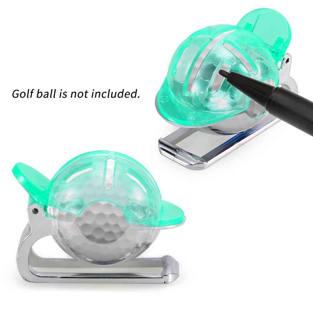 Golfpallolinjan merkki kynällä, piirustuksen merkintätyökalu