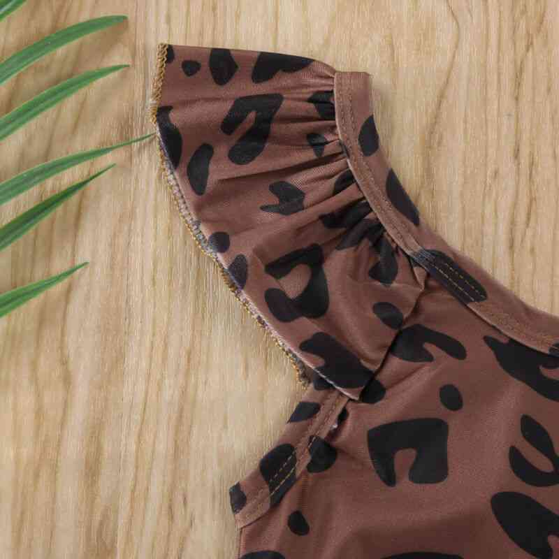 One Piece Leopard, Bathing Swimming, Swimsuit For Baby Girl