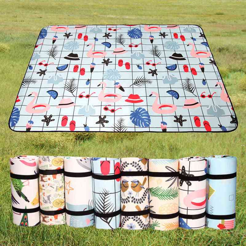 Folding Camping Mat, Waterproof, Thickened Picnic Beach Pad,'s Playing Tent Moisture Proof, Sleeping Blanket