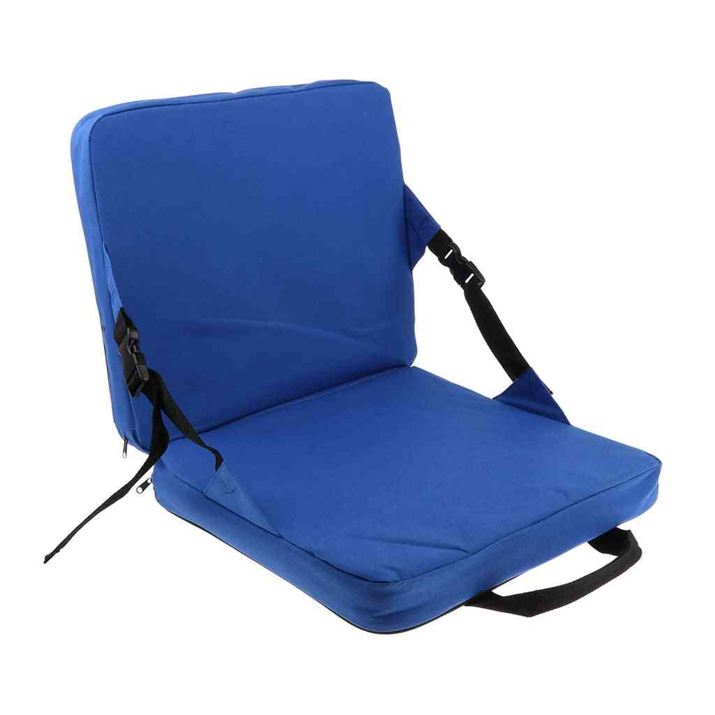 Comfortable- Folding Stadium Seat, Outdoor Padded Cushion For Home, Garden