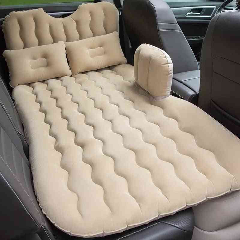 Car Back Seat Cover, Travel Mattress, Air Inflatable Bed With Pump