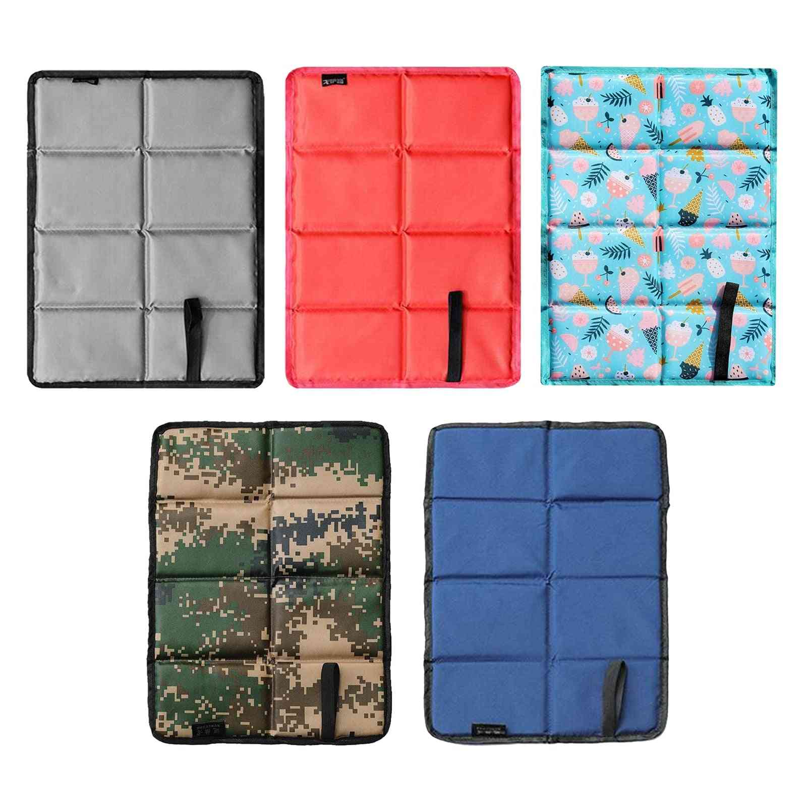 Waterproof- Folding Ultralight Foam Seat, Sleeping Pad Mat For Outdoor Mattress