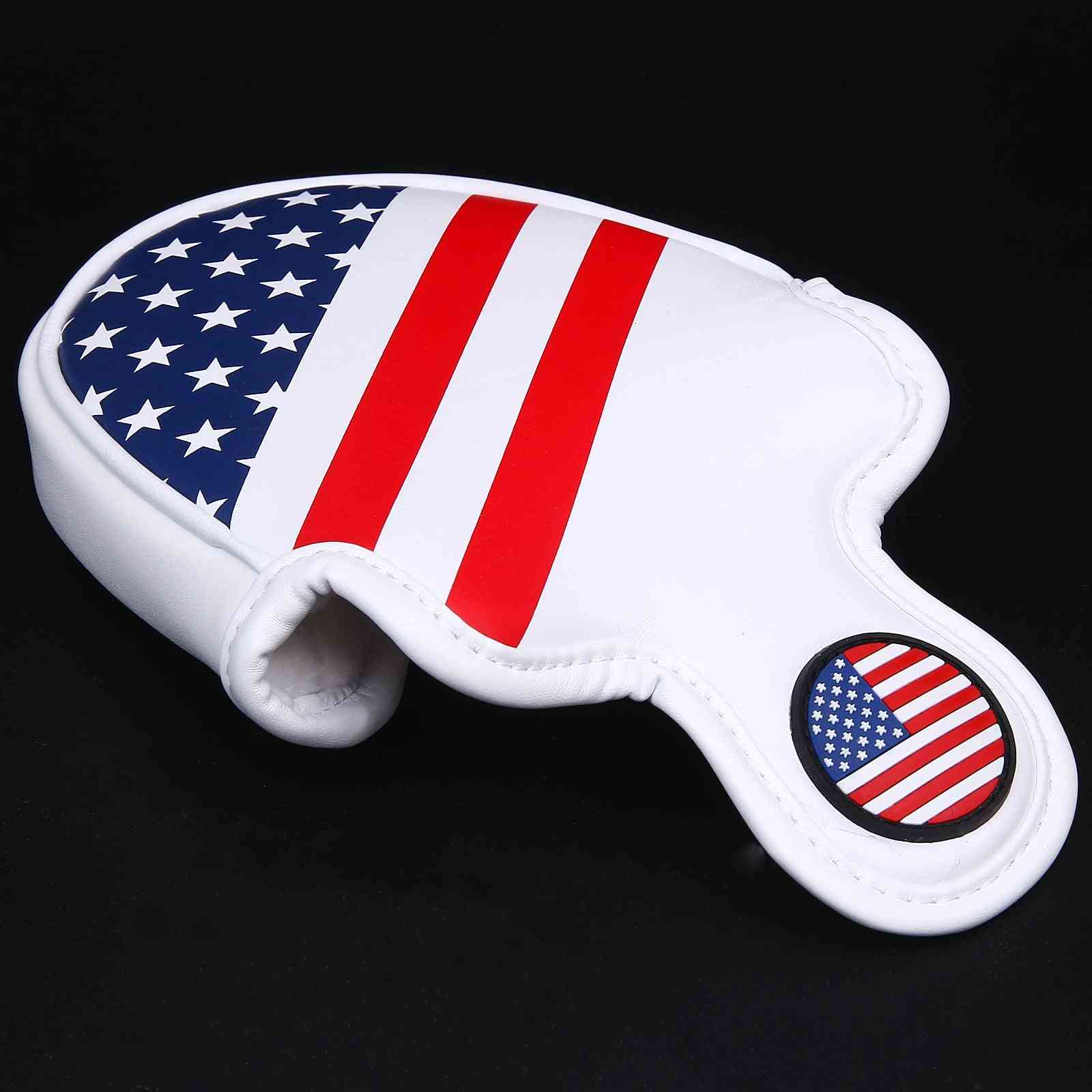 Golf Mallet- Head Putter Cover For Center-shaft Putter Club, Magnetic Closure