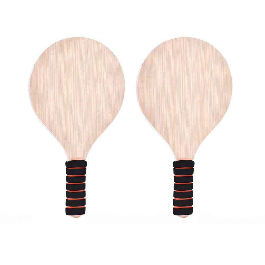Wooden Racket Badminton Tennis Bat