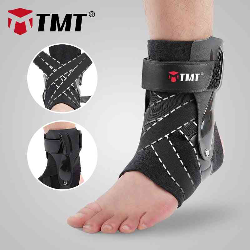 Tmt ankelbøjle støtte justerbar bandage sportsfod anklet wrap elastisk skinne til vagt forstuvninger skade beskytter unisex 1pc