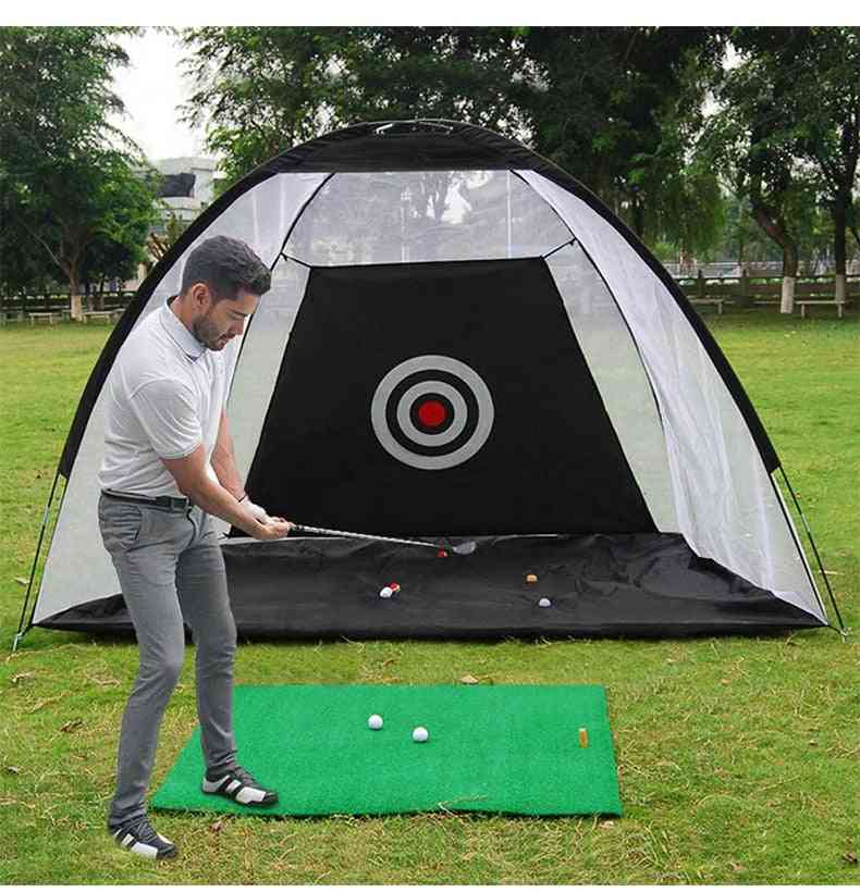 Golf Hitting Cage Garden Grassland Practice Tent Golf-training Equipment