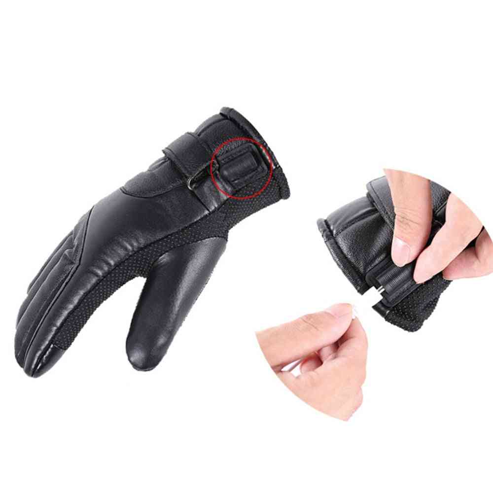 Winter Motorcycle Riding Electric Heating Gloves