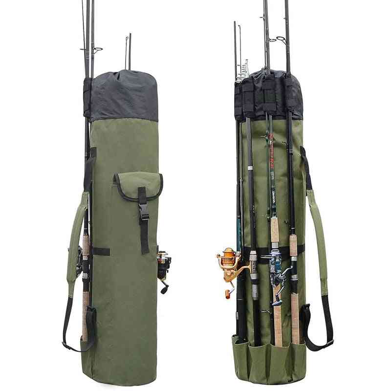 Fishing Bags Portable Multifunction Nylon Fishing Rod Storage Case