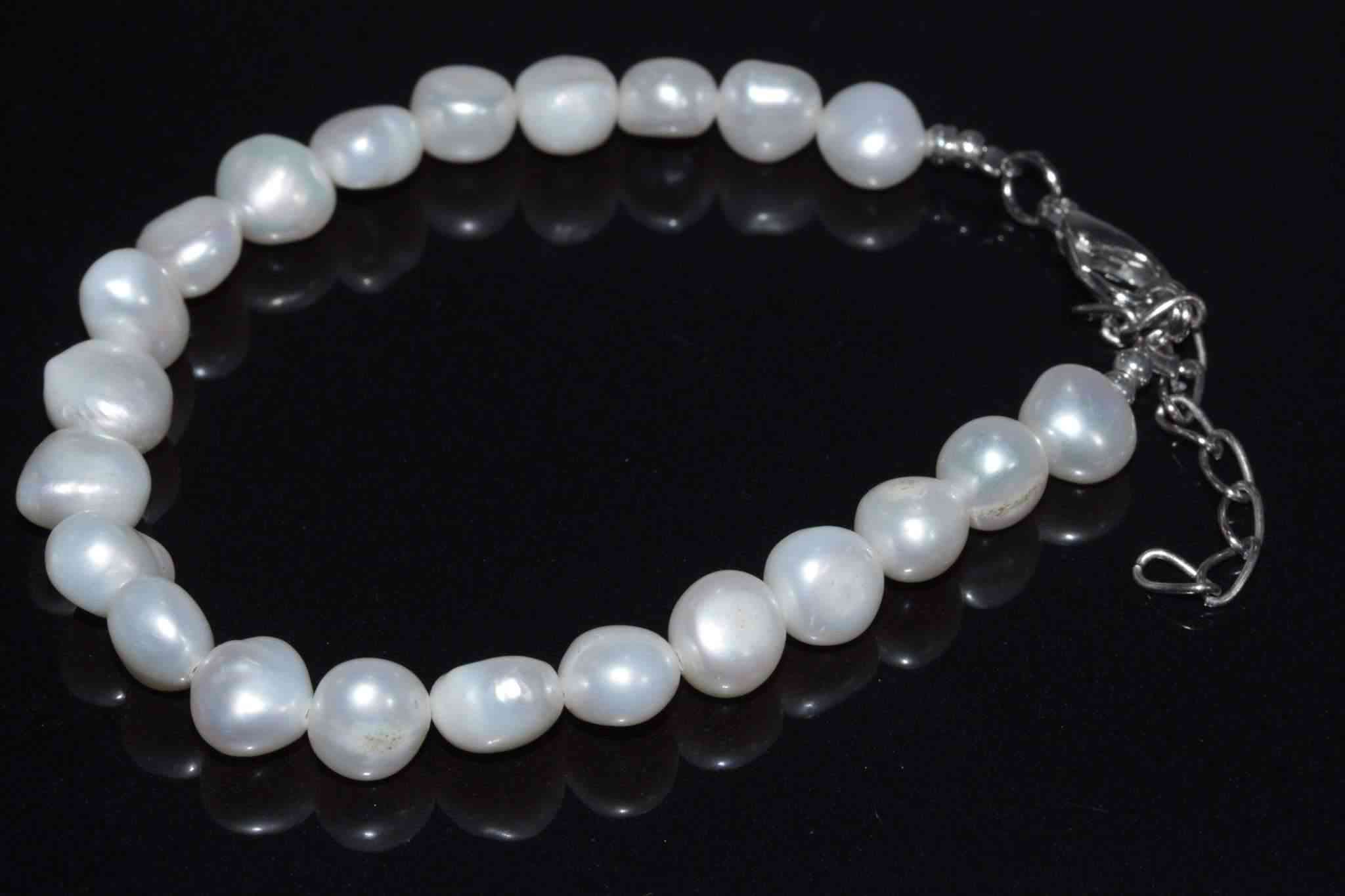 Elegante braccialetto di perle d'acqua dolce coltivate