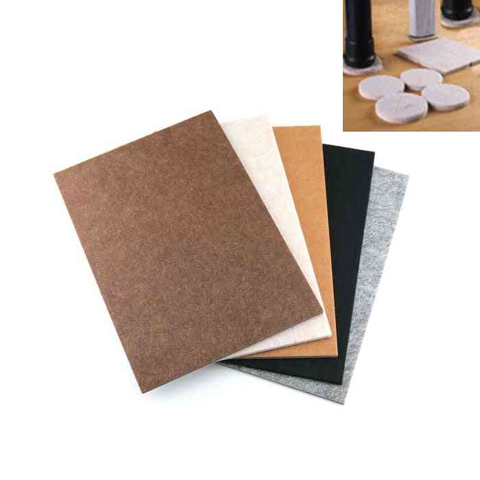 Self-adhesive Square Felt Pads, Floor Scratch Protector, Furniture Accessories