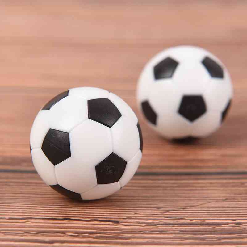 2db új fekete -fehér környezetbarát gyanta csocsó asztali foci asztallabda futball labda baba láb fussball 32mm
