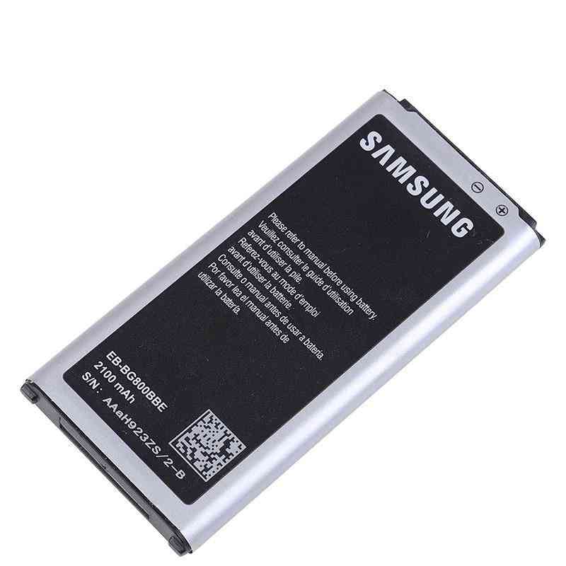 Batteri för s5 mini g800 g800f g800h g800a g800y g800r eb-bg800bbe 800cbe 2100mah med nfc