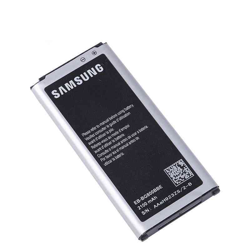 Batteri för s5 mini g800 g800f g800h g800a g800y g800r eb-bg800bbe 800cbe 2100mah med nfc
