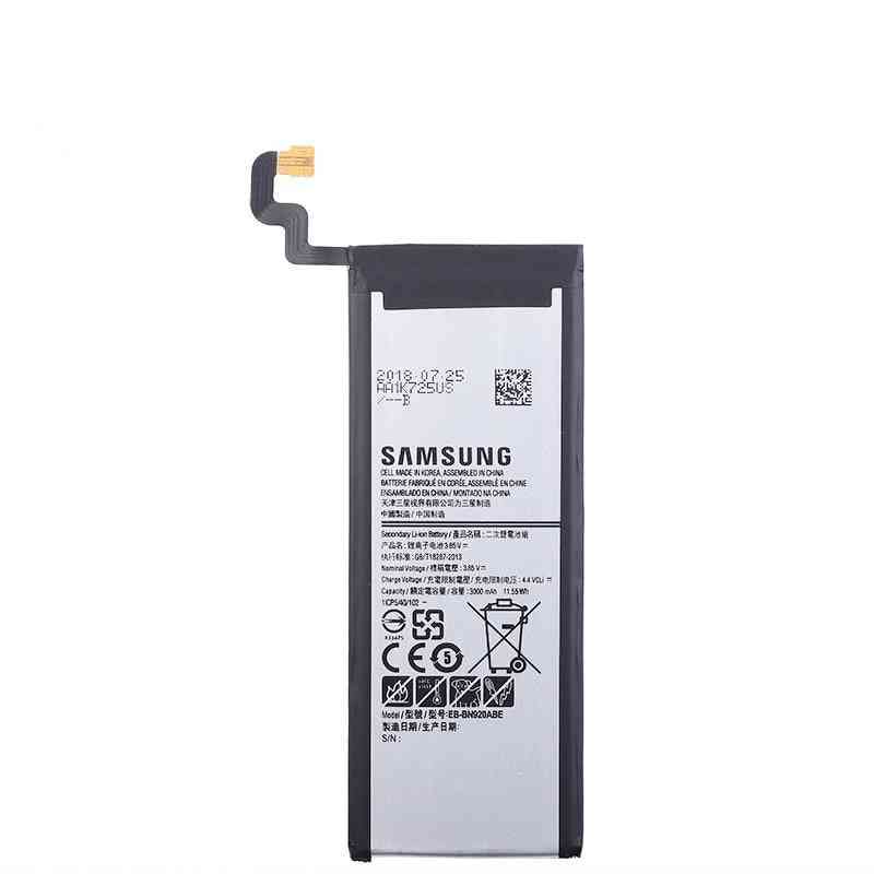 Batterie de téléphone portable d'origine eb-bn920abe 3000mah pour 5 n9200 n920t n920c n920p note5 sm-n9208
