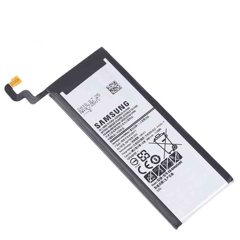 Batterie de téléphone portable d'origine eb-bn920abe 3000mah pour 5 n9200 n920t n920c n920p note5 sm-n9208