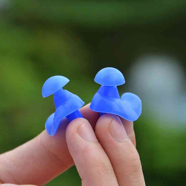Soft Silicone- Sport Ear Plugs, Diving Water Sports, Swimming Pool Accessories