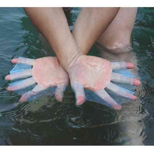 Finger Webbed Gloves Fins Swimming Tool