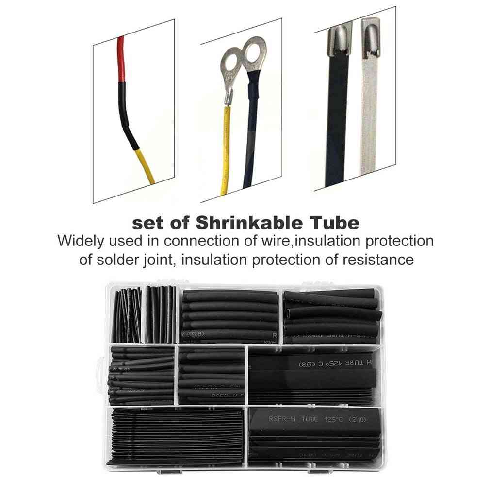 Polyolefin Shrinking- Assorted Insulated Wrap Wire, Heat Sleeving Tubing Set
