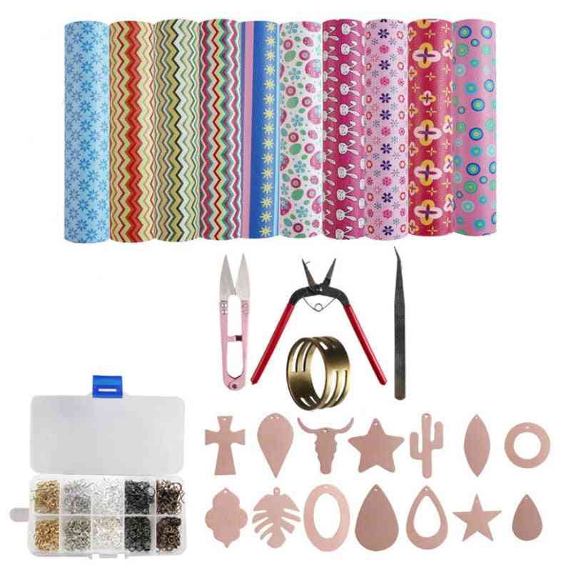 Leather Earring Making Kit, Craft Tool Sets