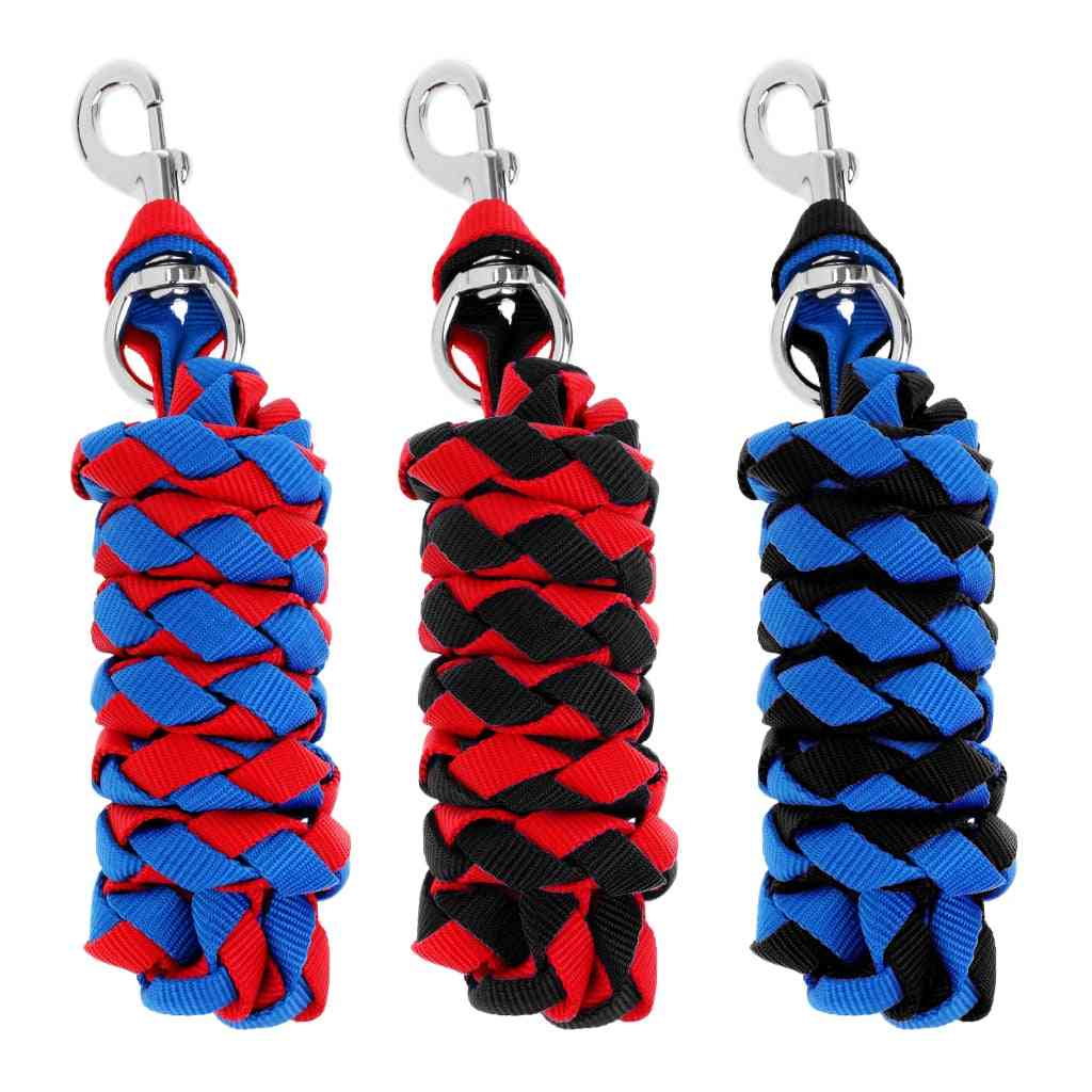 Durable Heavy Duty Horse Riding Braided Equestrian Lead Rope With Sturdy Clasp