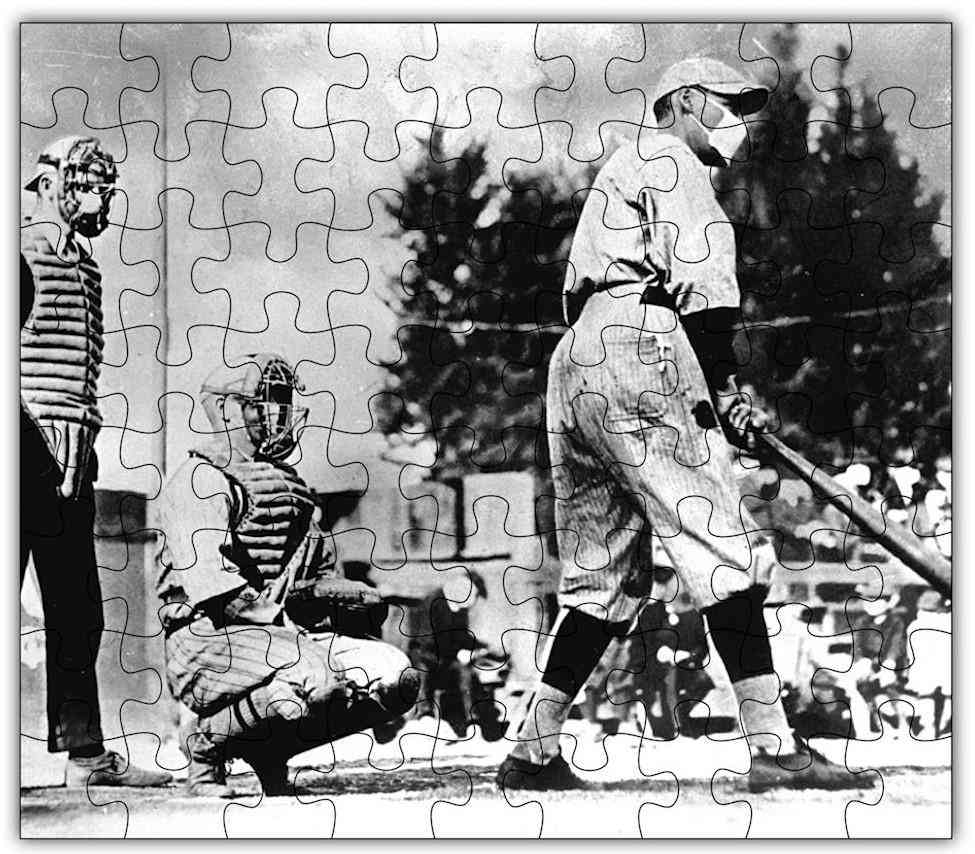 Spansk influenza baseball puzzle # 6801