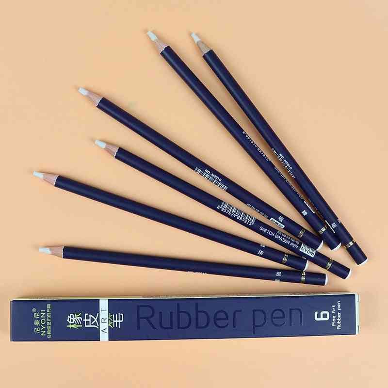Rubber Pen Eraser Pencil, Rubber-type Pencil Eraser For Manga
