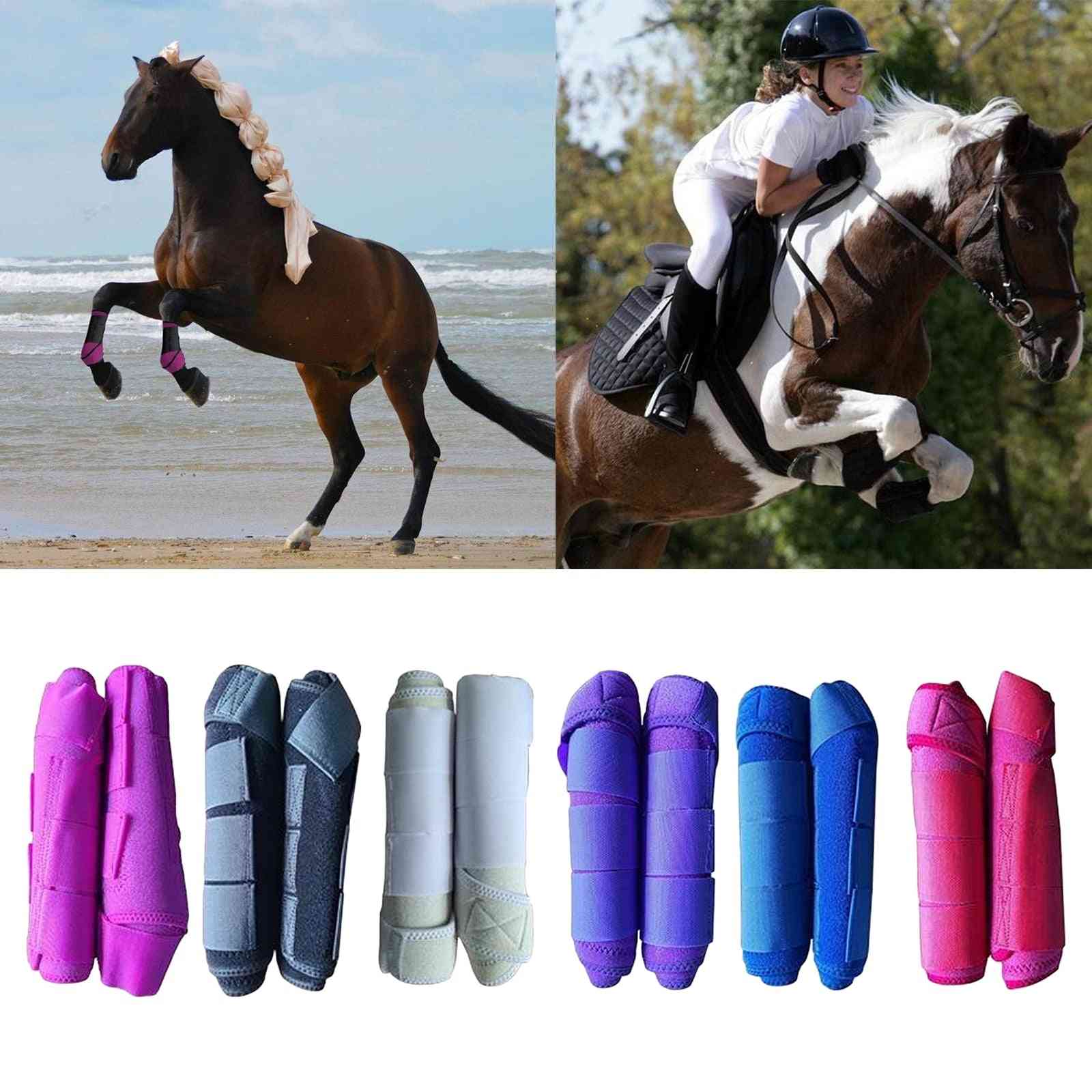 Horse Tendon Pony- Front Leg Wraps, Support Protector Boots