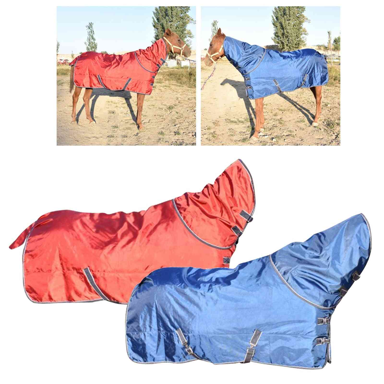 Horse Turnout Sheet Pony Blanket Coat Snowproof Adjustable Horses Warmer