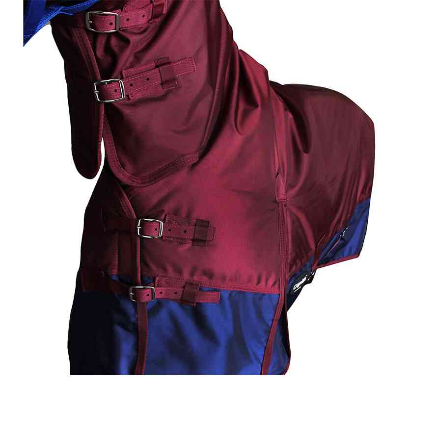 Podzimní/zimní večerní bunda na krk s nepromokavými prodyšnými teplými koňskými podložkami