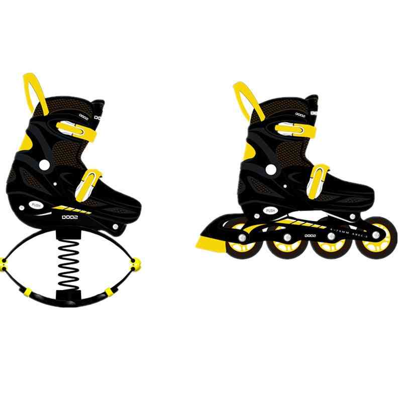 2-in-1 Jumping Roller & Bounce Inline, Skates Jump Shoes