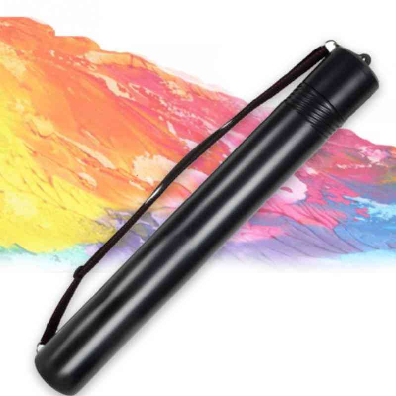 Telescopic Art Drawing Tube Paper Container With Strap
