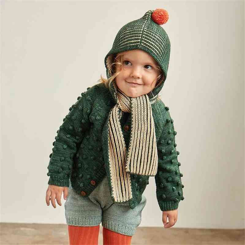 Detská pletená sukňa z merino vlny, detská módna konfekcia