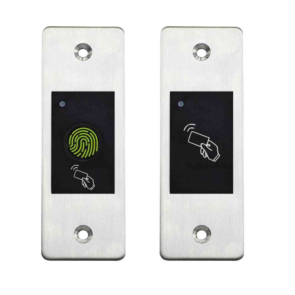Scanner per il controllo dell'accesso delle impronte digitali in metallo rfid con serratura della porta del cancello