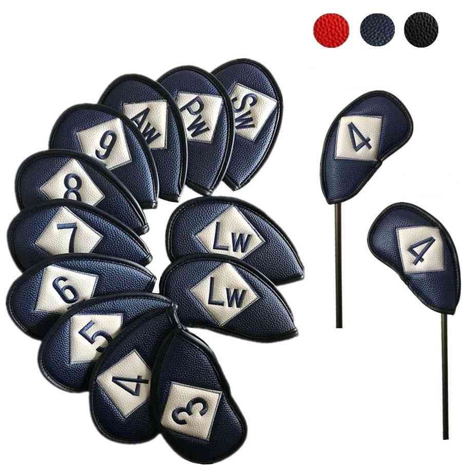 Double Sided Universal Leather Golf Club Head Covers