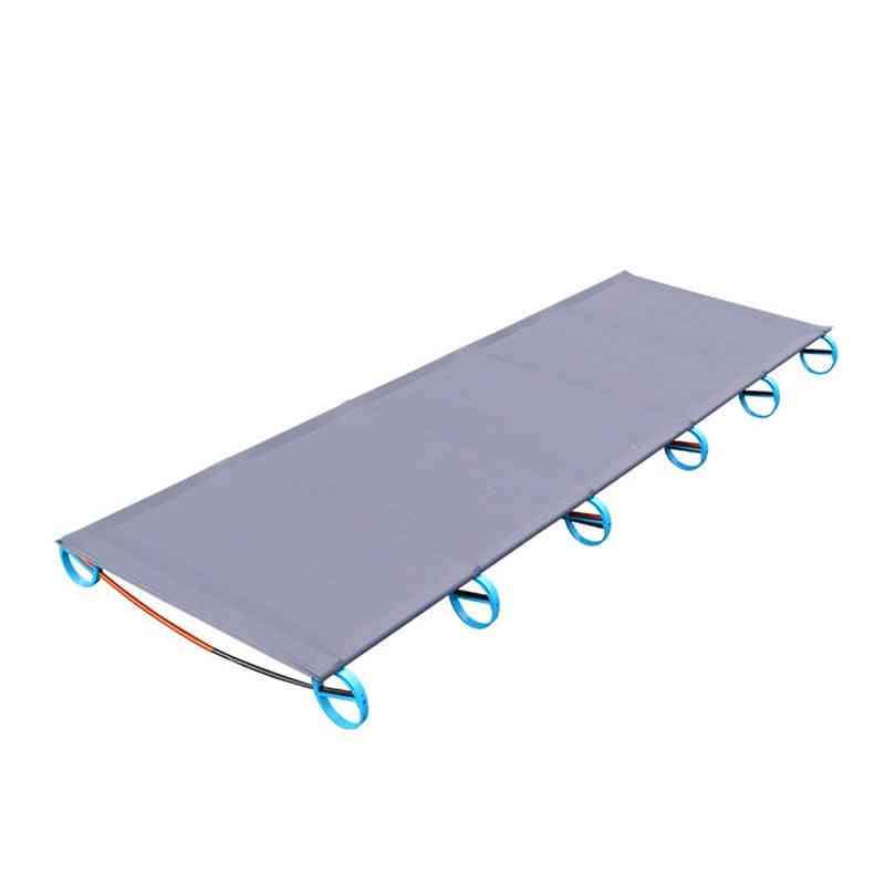 Camping Folding Bed, Ultralight Single Tent Cot Portable Sleeping Alloy Frame