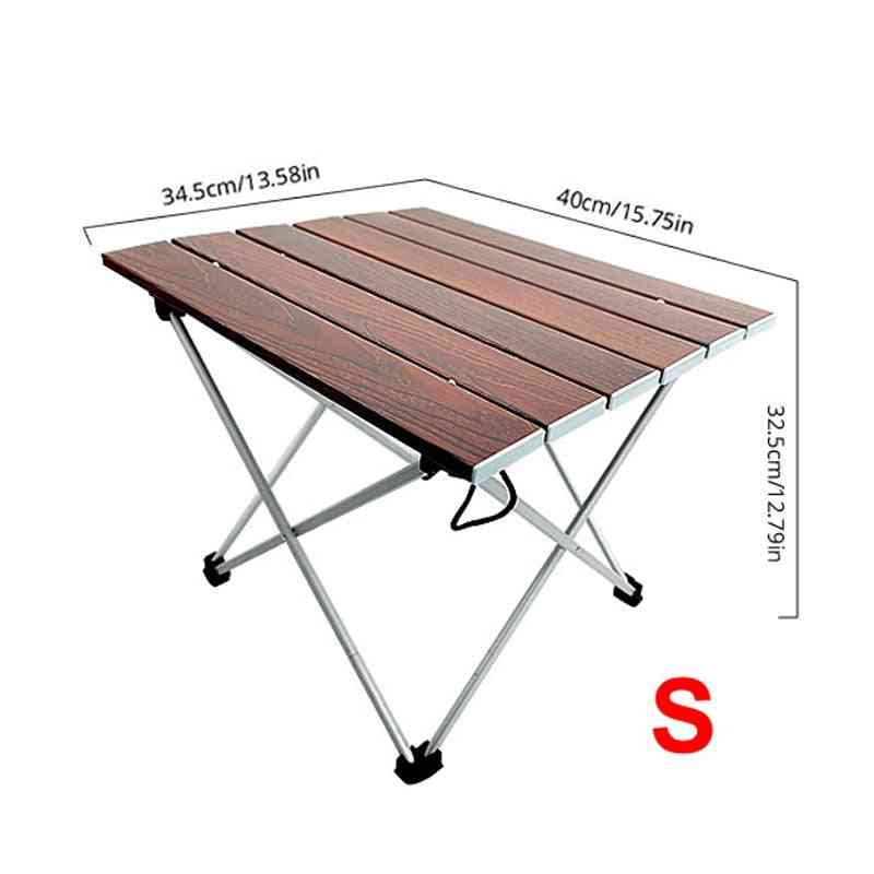 Sammenklappeligt campingbord, bærbare letvægtsborde i aluminium